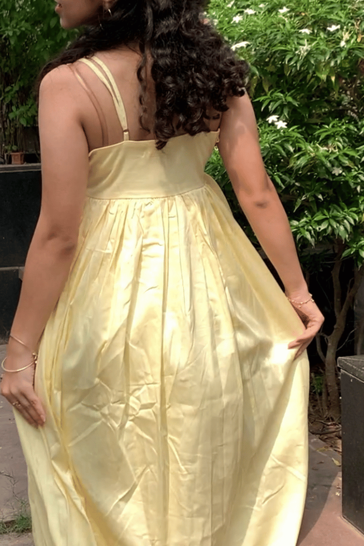 YELLOW MAXI DRESS