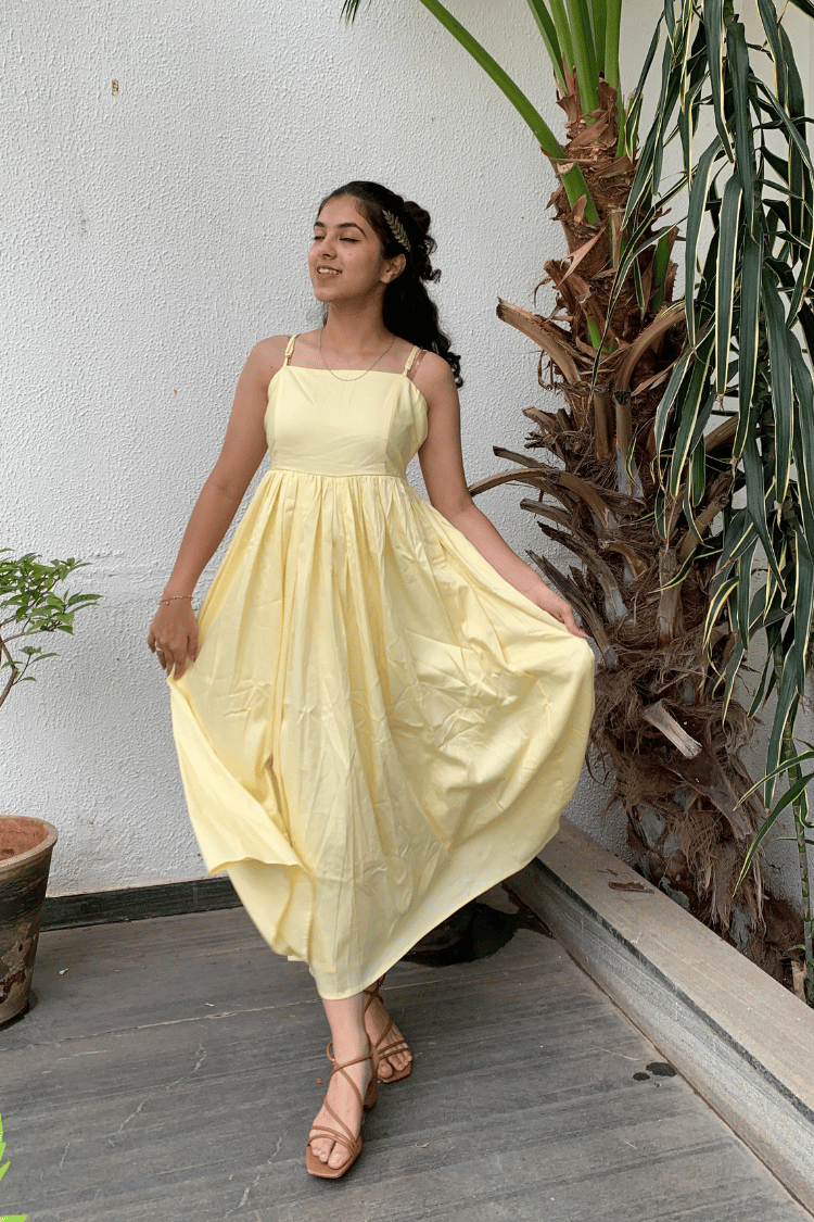 YELLOW MAXI DRESS