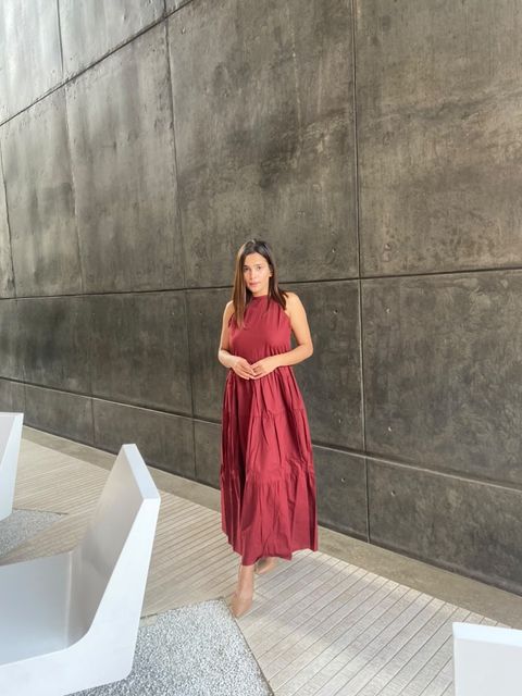 Pepper mayo brown dress – HOUSE OF SHAILJA Pepper mayo brown dress – HOUSE OF SHAILJA