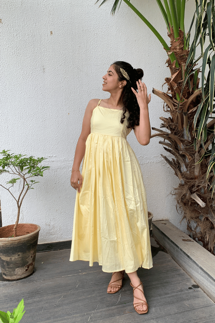 YELLOW MAXI DRESS
