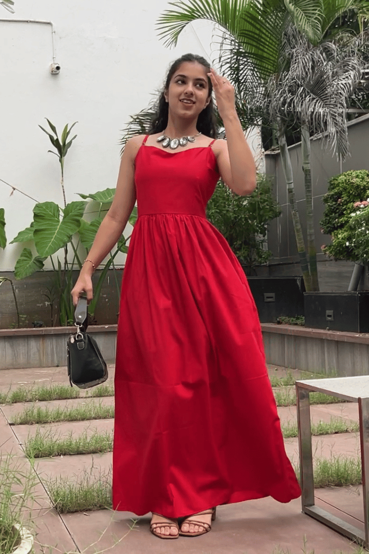 Red Maxi Dress