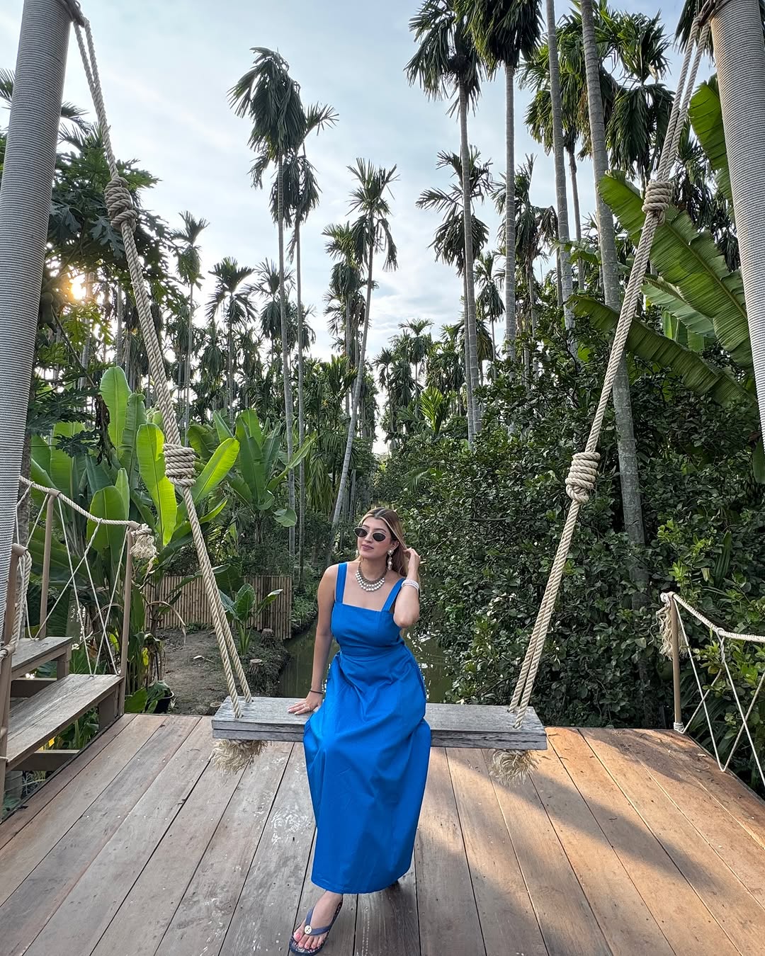 Bayern Blue With Back Bow Dress