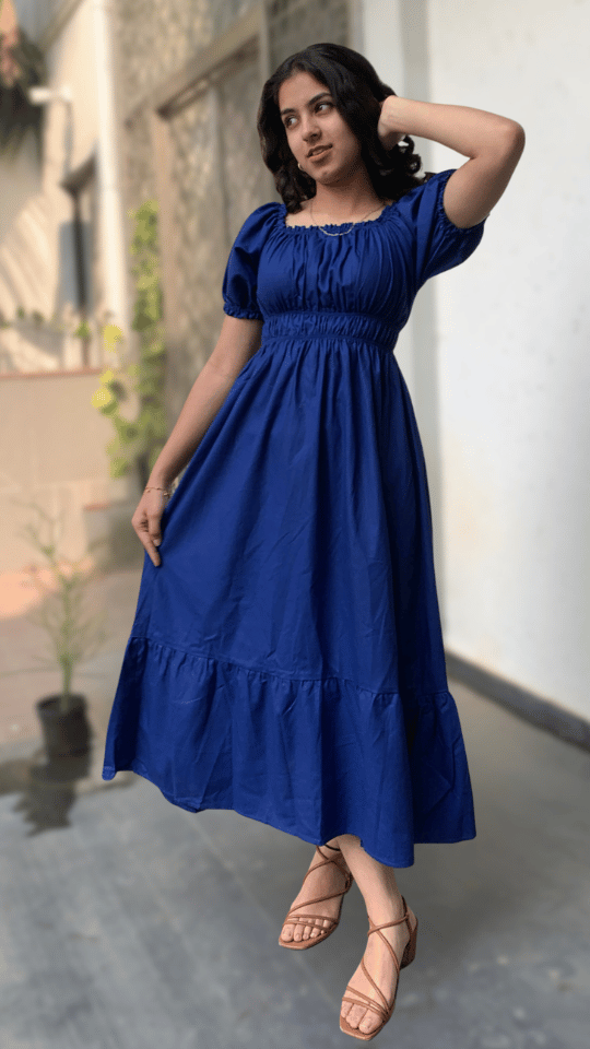 Berry Blue Maxi Dress