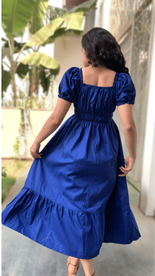 Berry Blue Maxi Dress