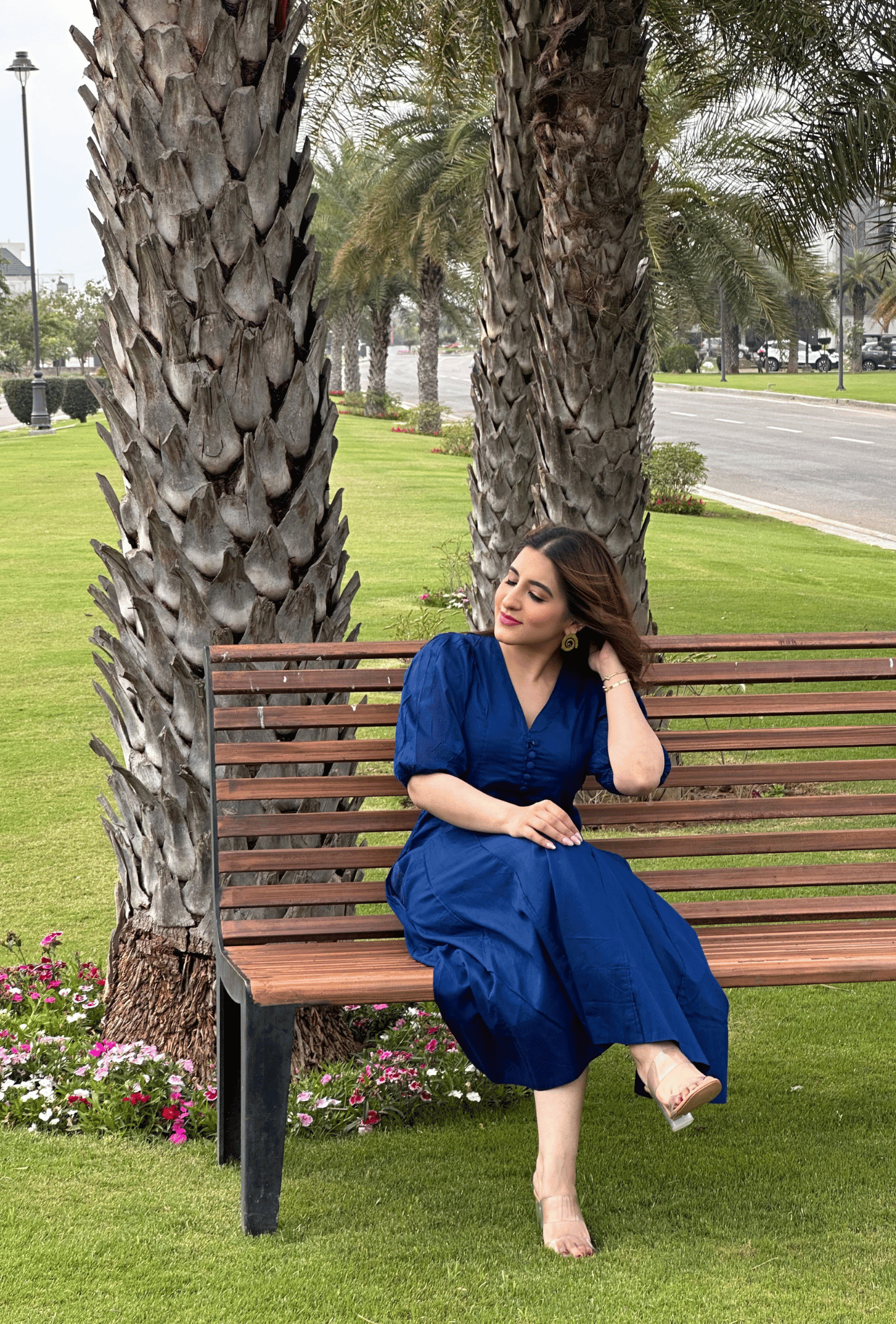Blue Summer Aline Maxi Dress