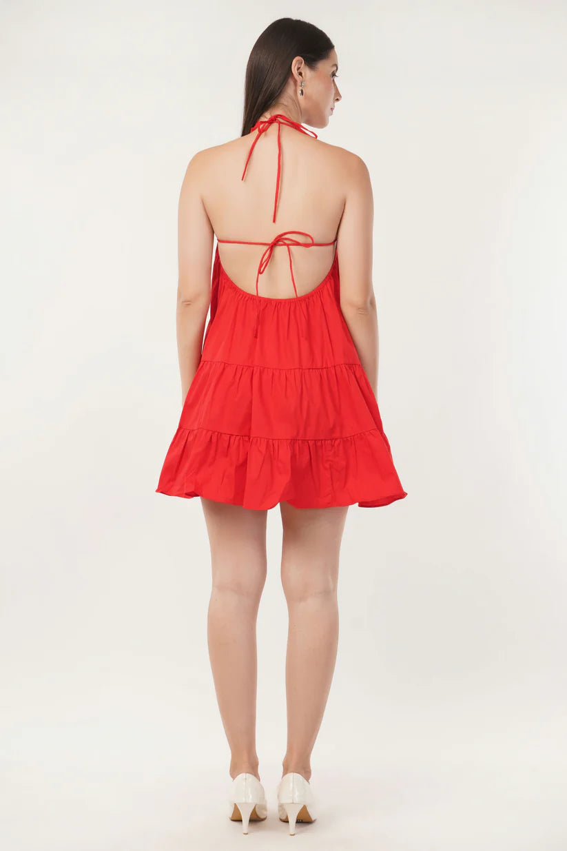 Red Kiara Mini Dress