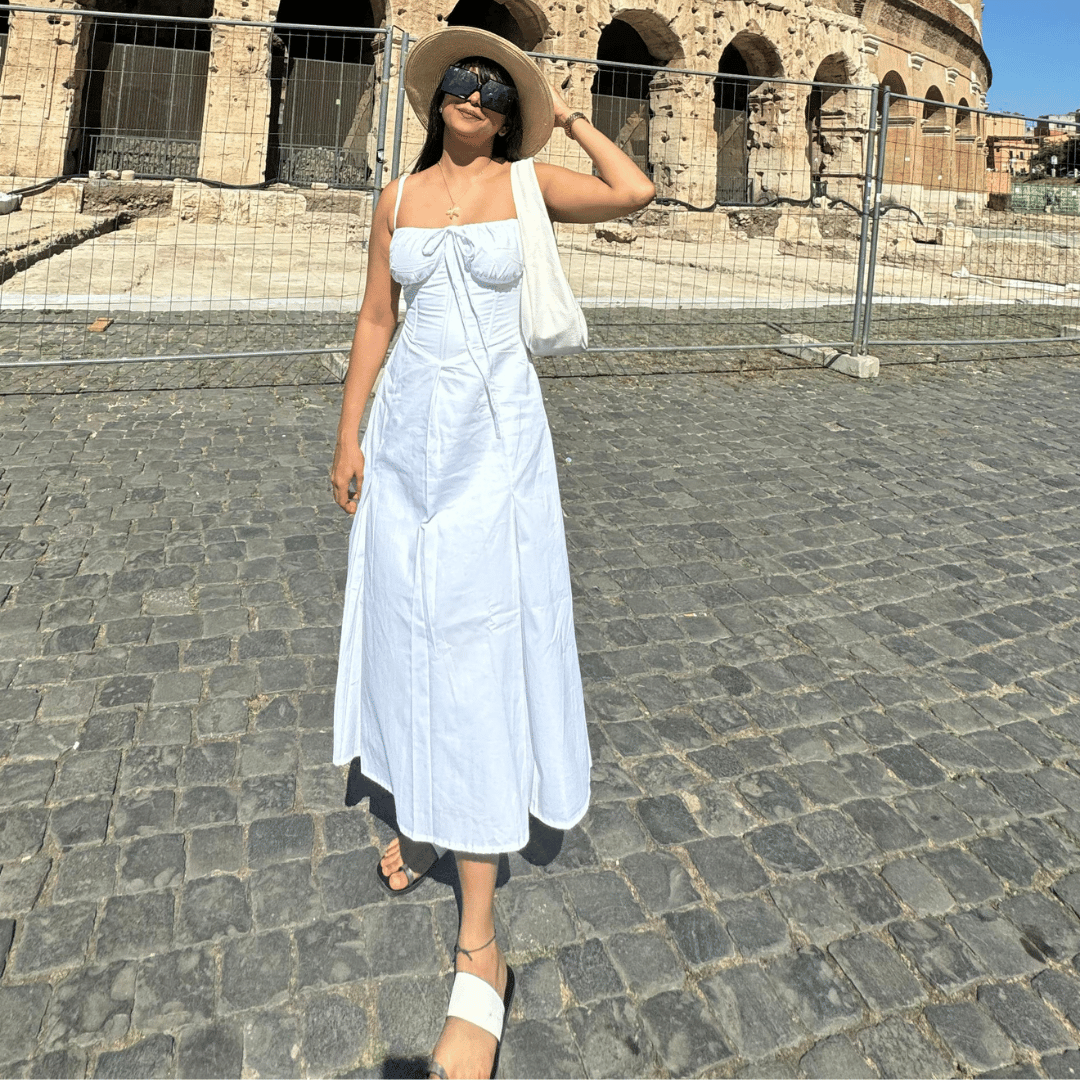 Corset Dress - White