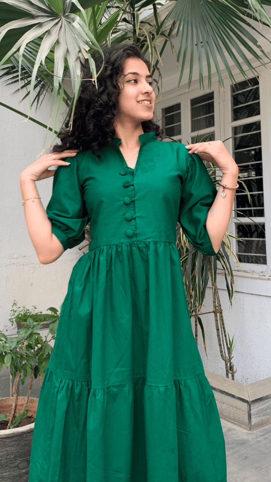 Forest Green Maxi Dress