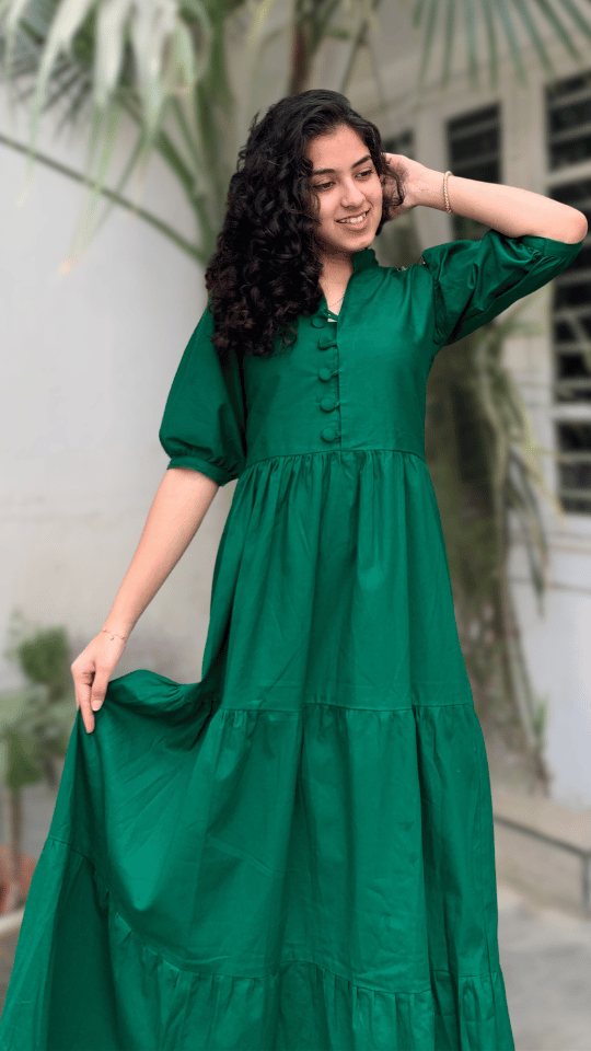 Forest Green Maxi Dress