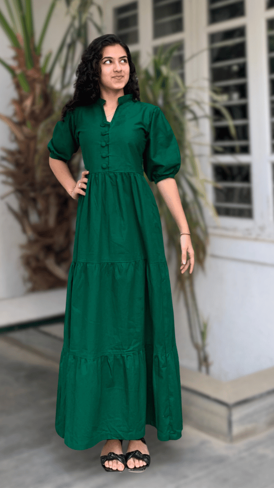 Forest Green Maxi Dress
