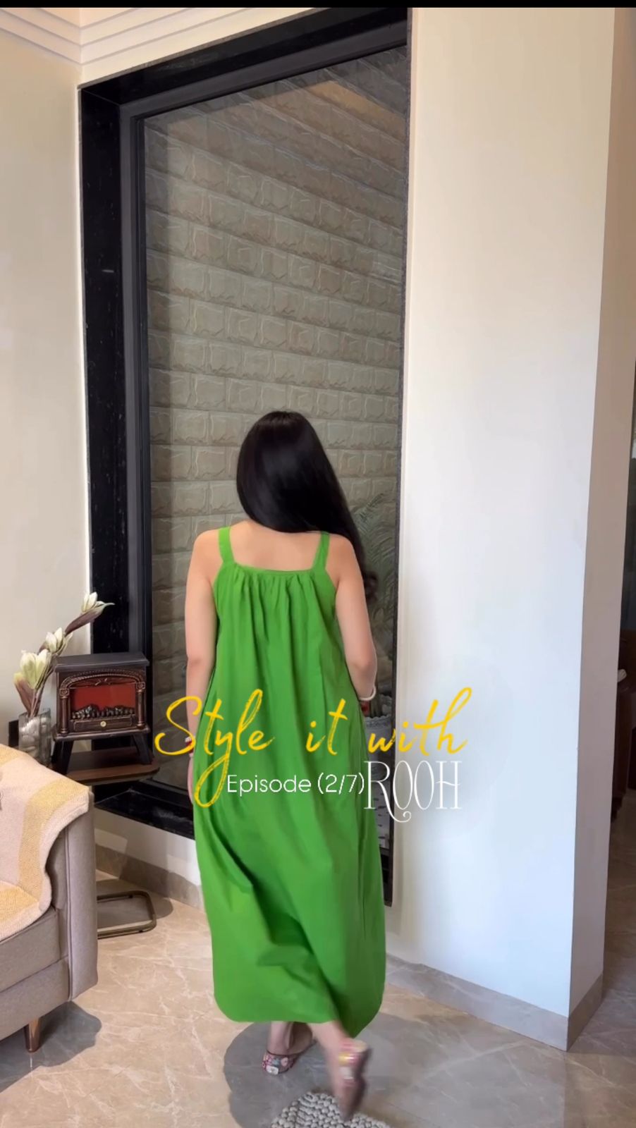 GREEN KIWI MAXI DRESS