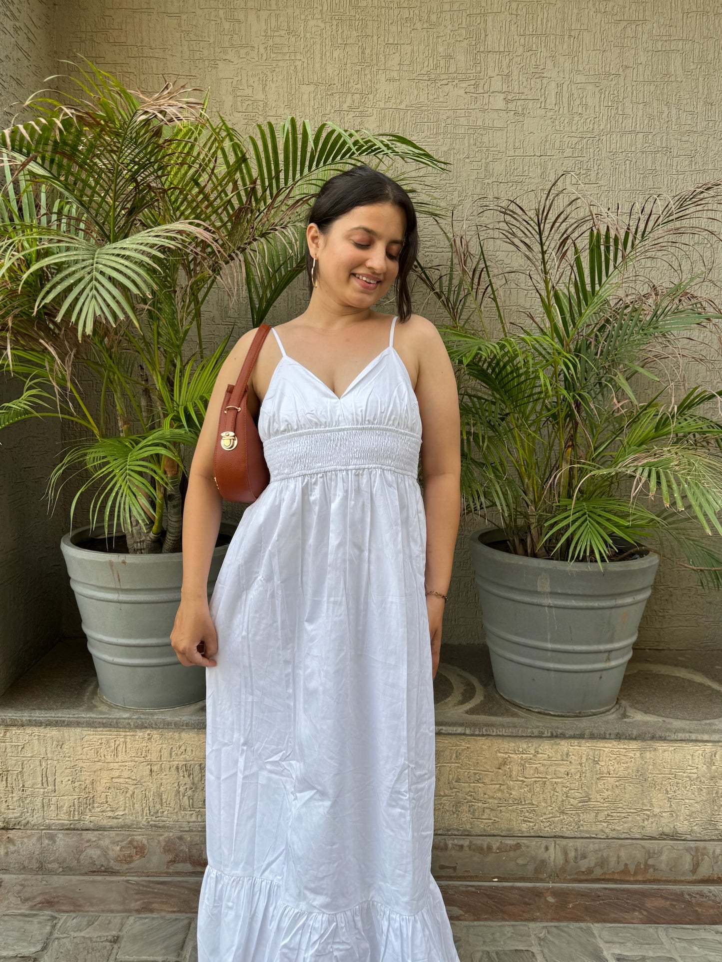 Myra White Slip Dress