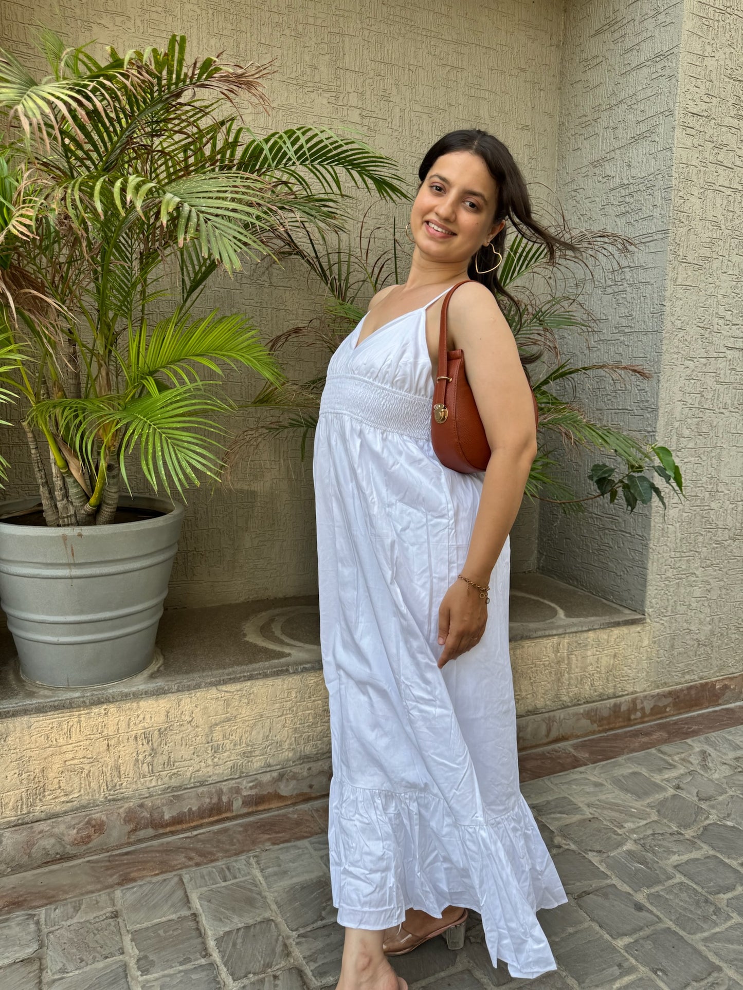 Myra White Slip Dress