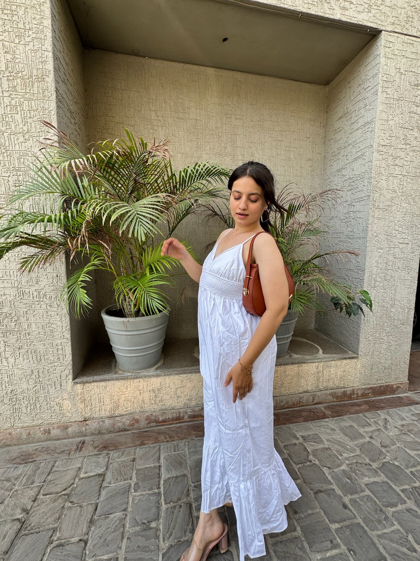 Myra White Slip Dress