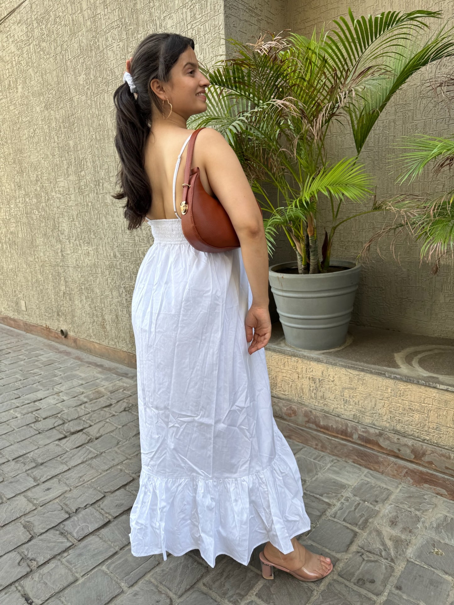 Myra White Slip Dress