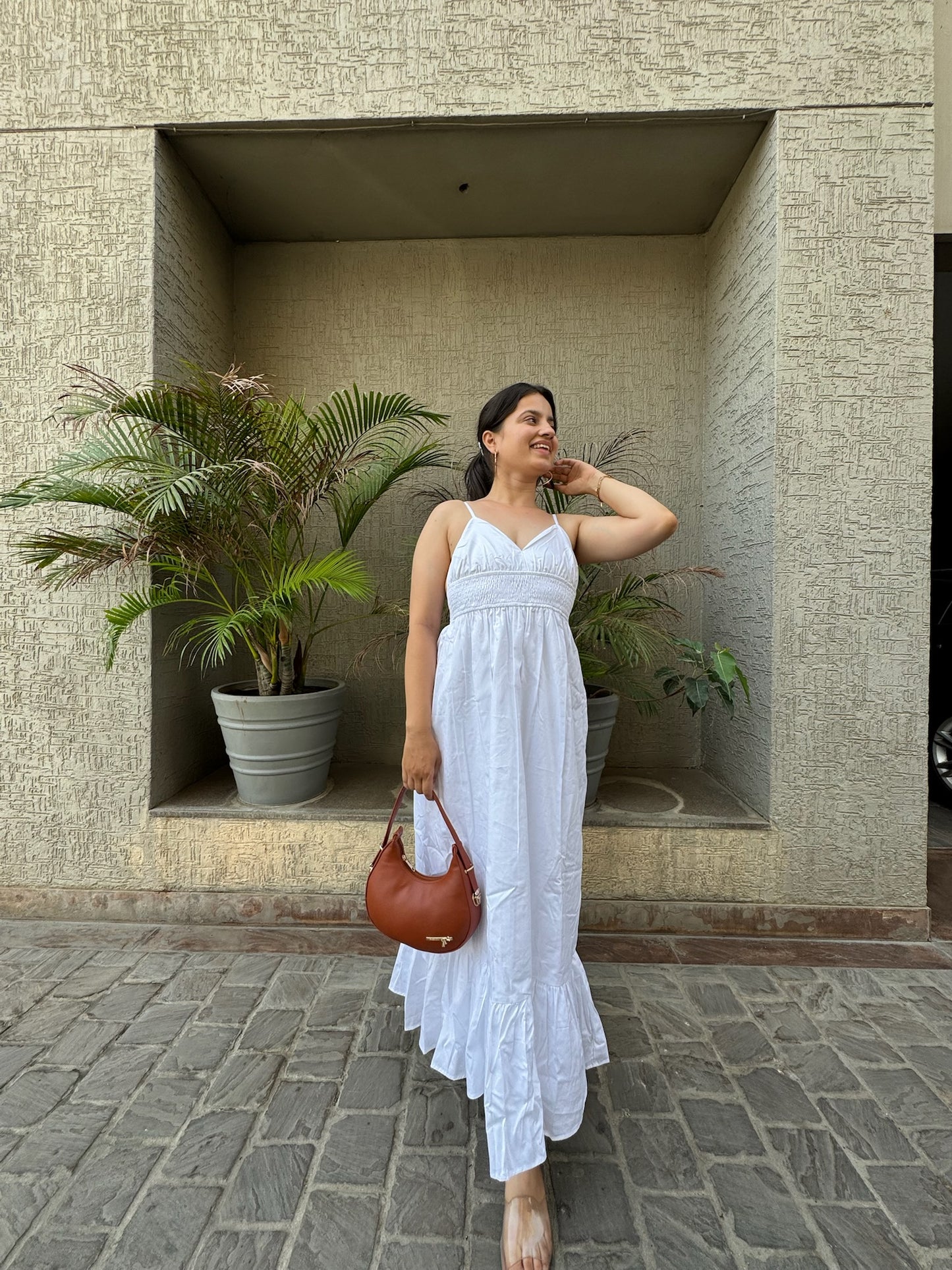 Myra White Slip Dress