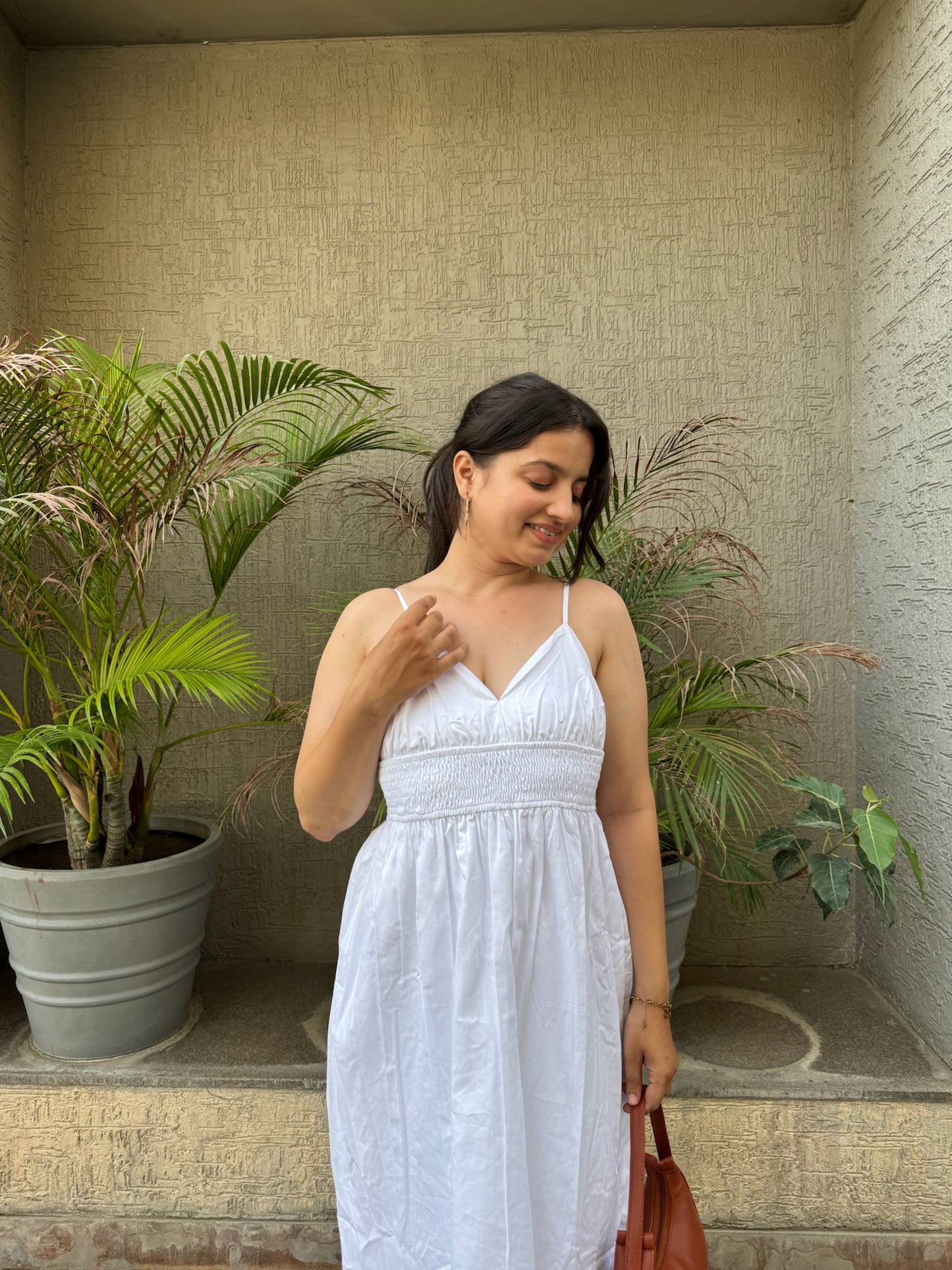 Myra White Slip Dress