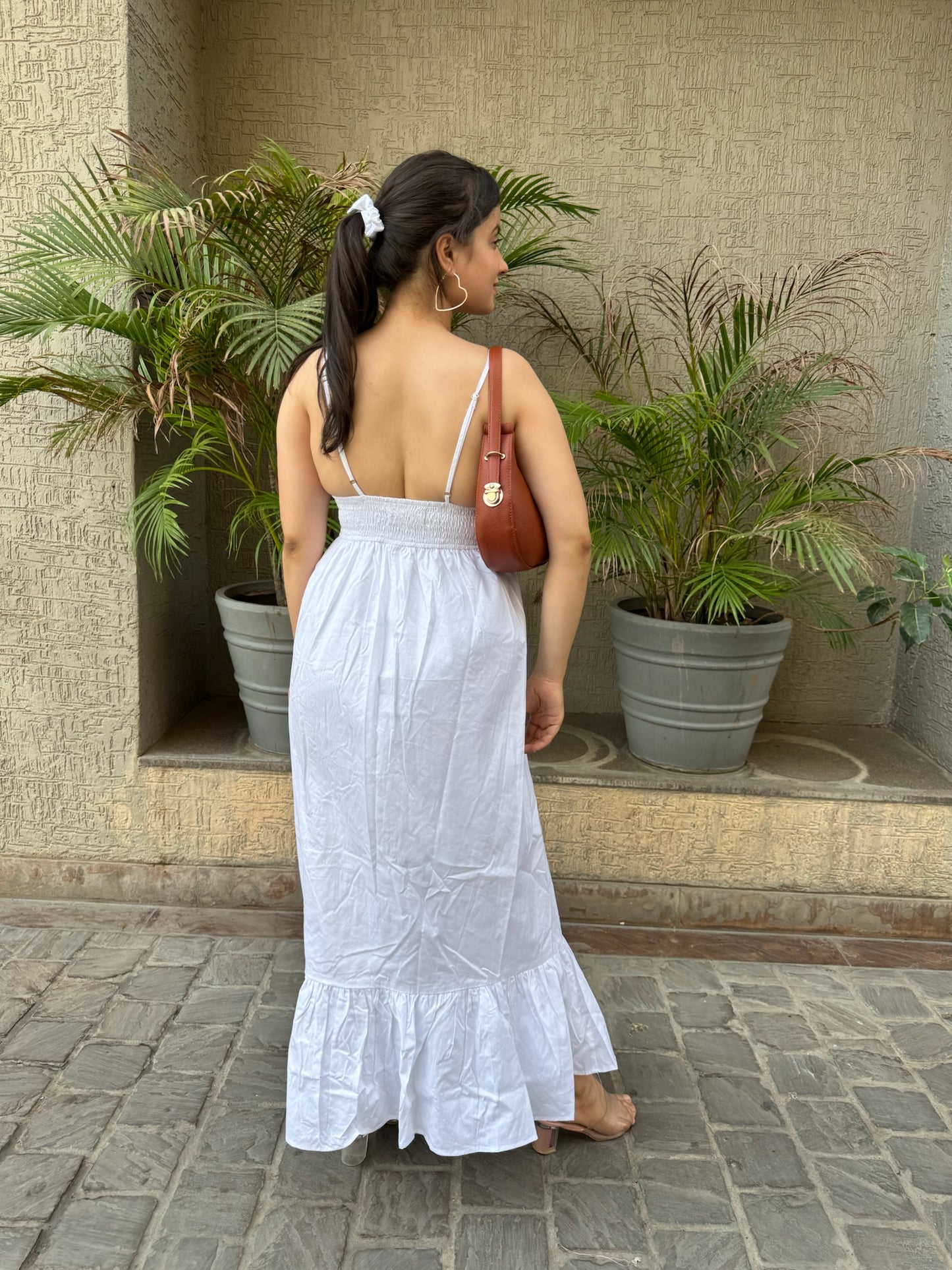 Myra White Slip Dress