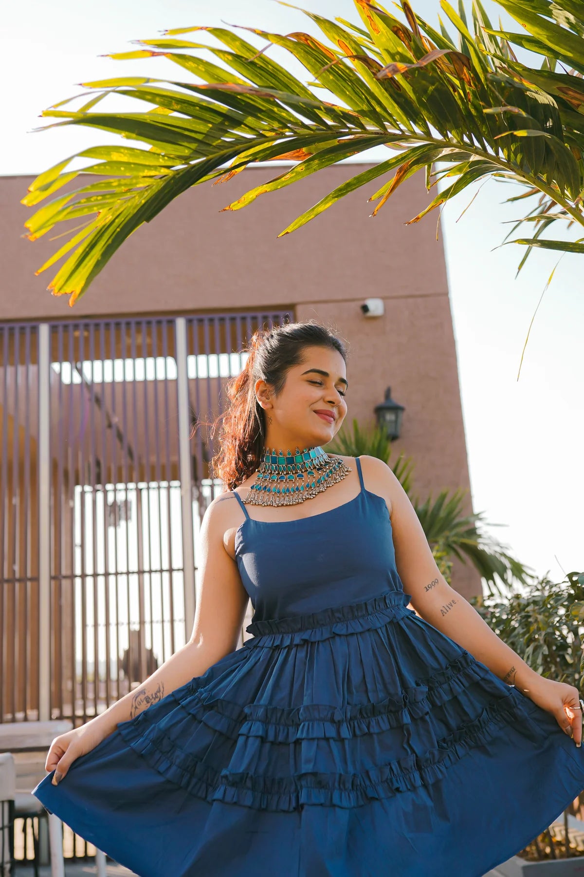 Grace Dress Blue