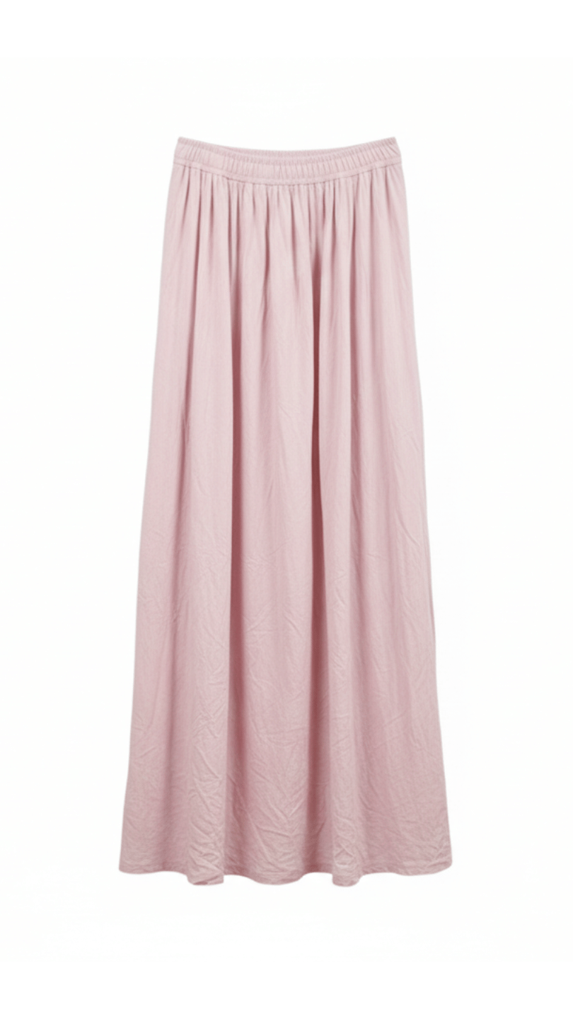 Mulmul Peach Blush Pink Skirt