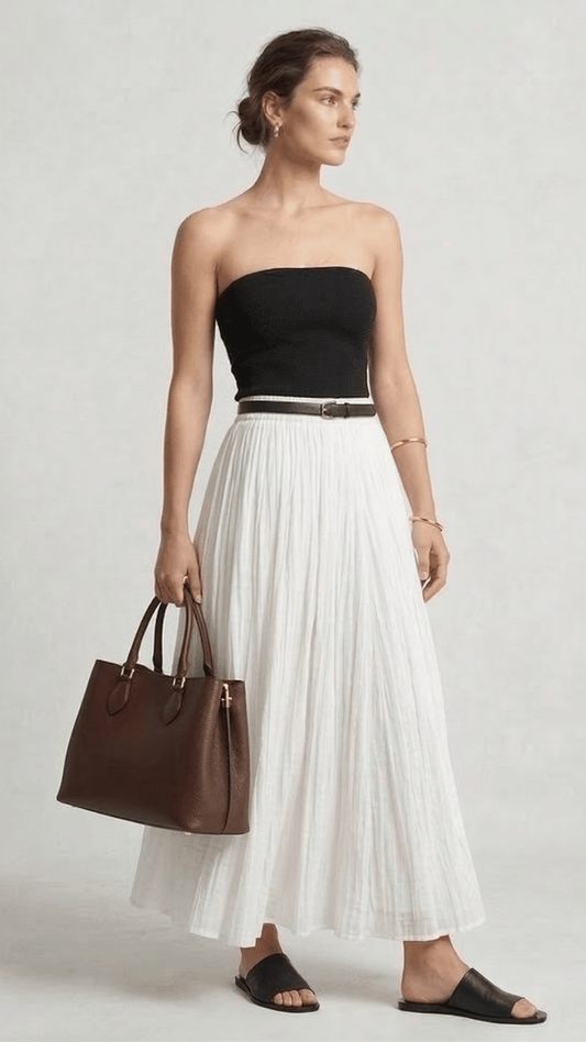 Mulmul White Skirt