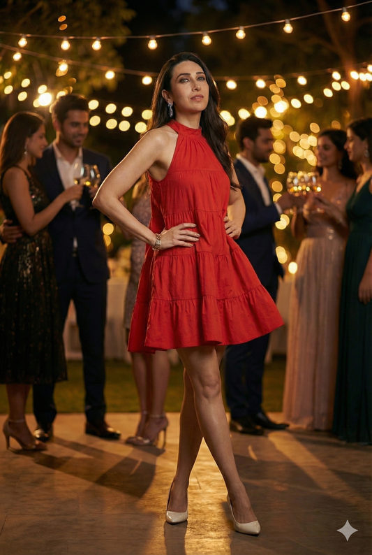 Red Kiara Mini Dress