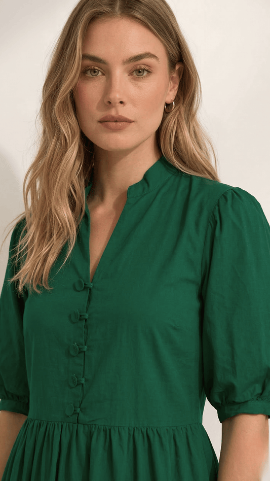 Forest Green Maxi Dress