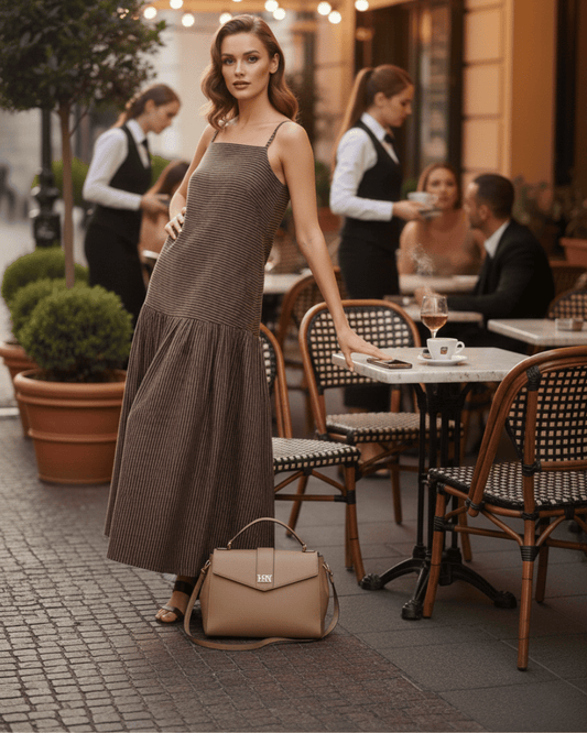 Stripes Maxi Dress