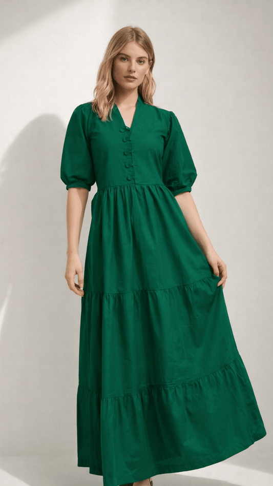 Forest Green Maxi Dress
