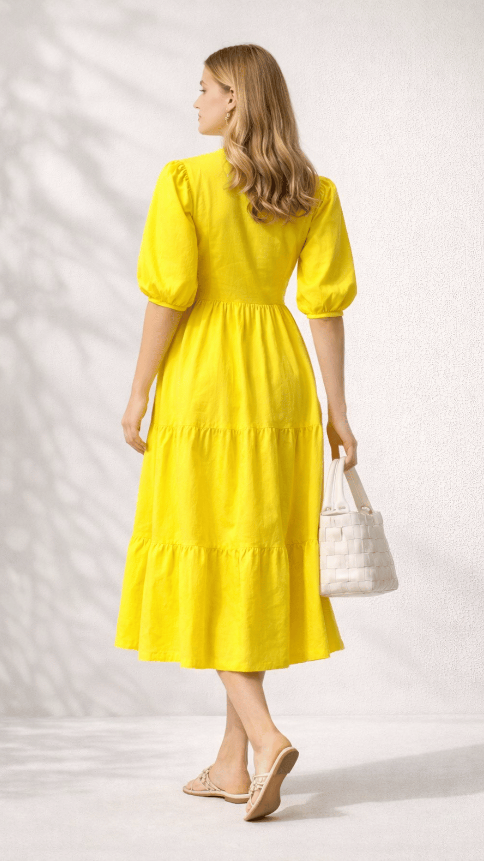 MACAROON YELLOW MAXI DRESS