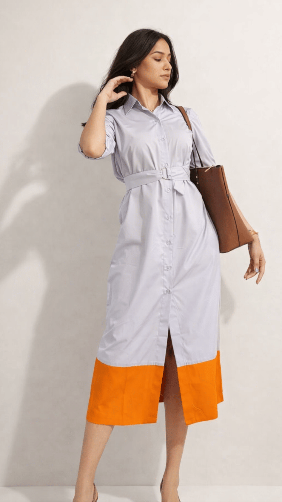 Sky blue maxi dress