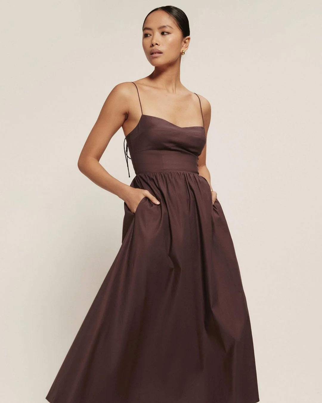 Brown Maxi Dress – HOUSE OF SHAILJA