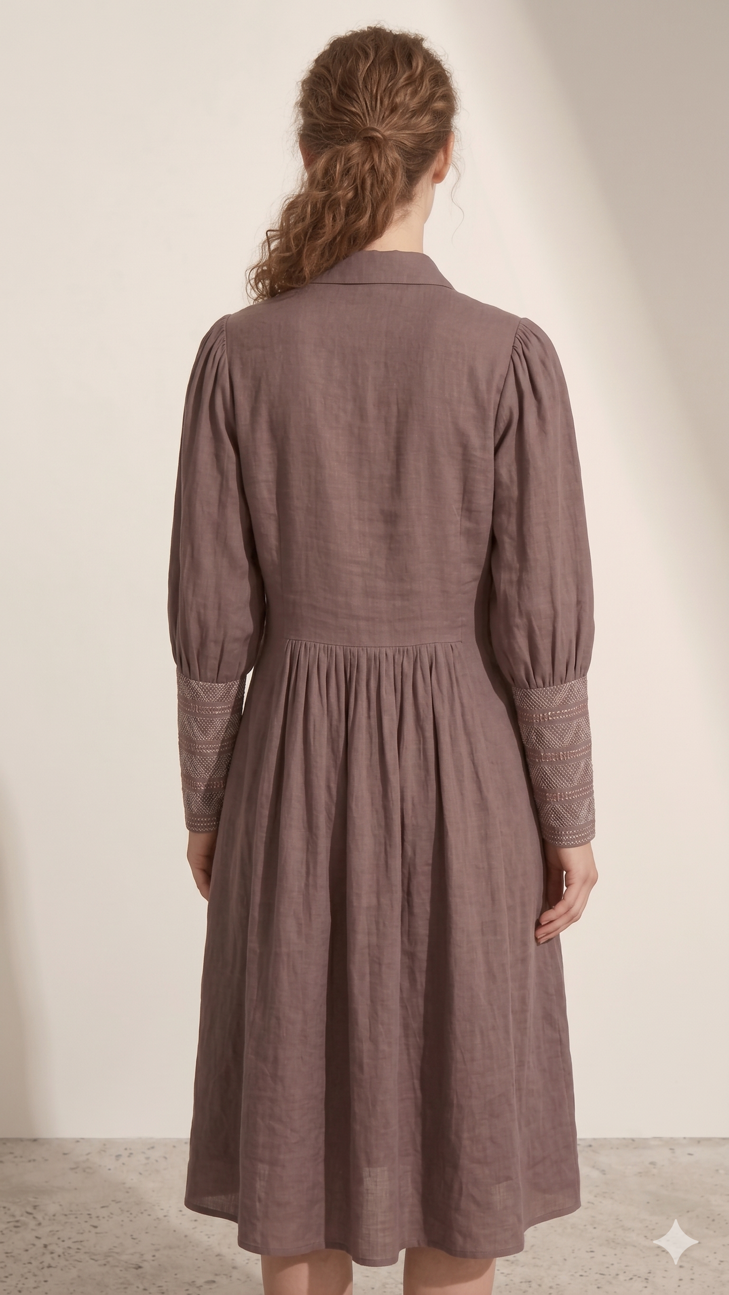 Artisan Weave Cuff Dress