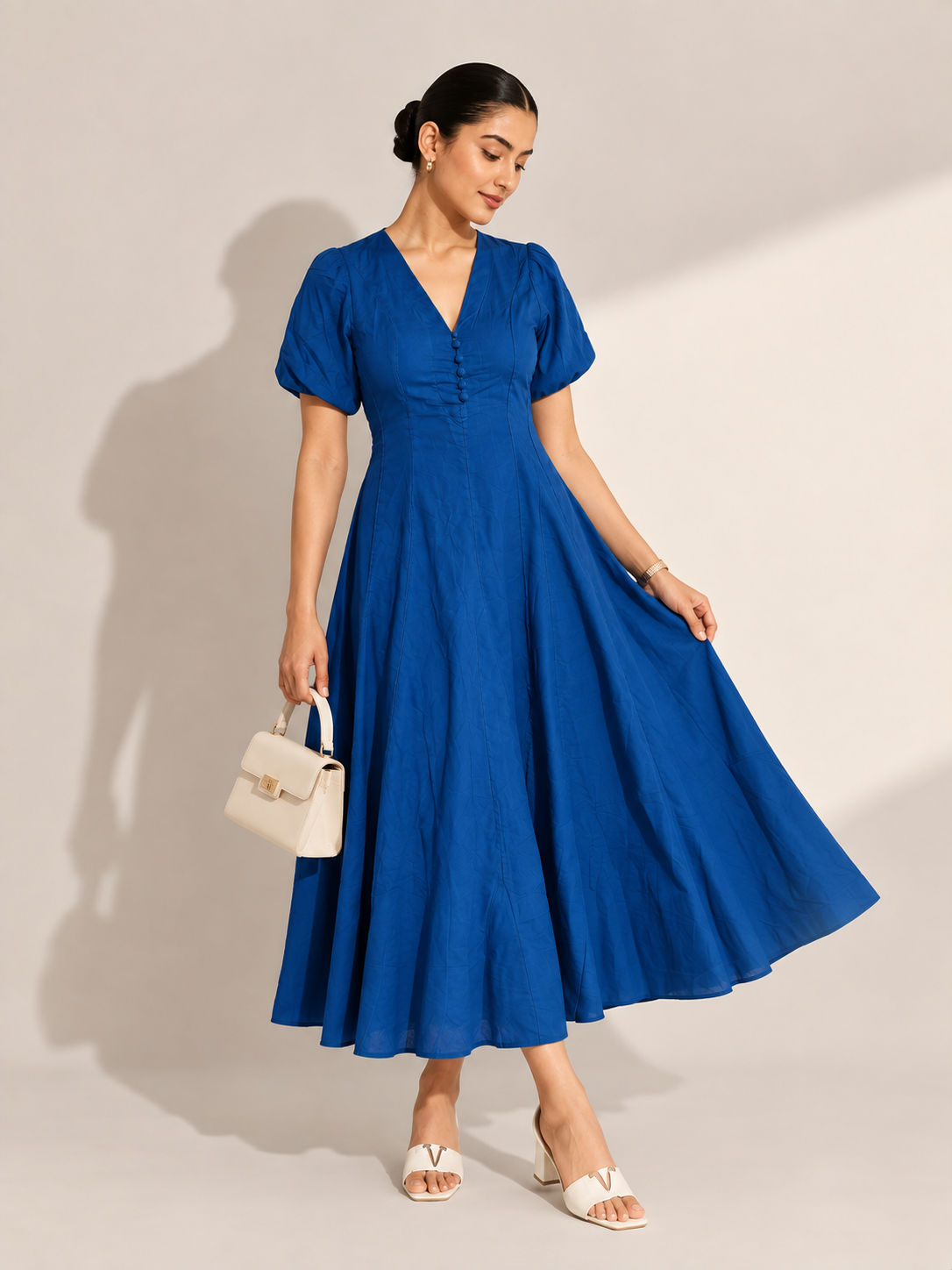 Blue Summer Aline Maxi Dress