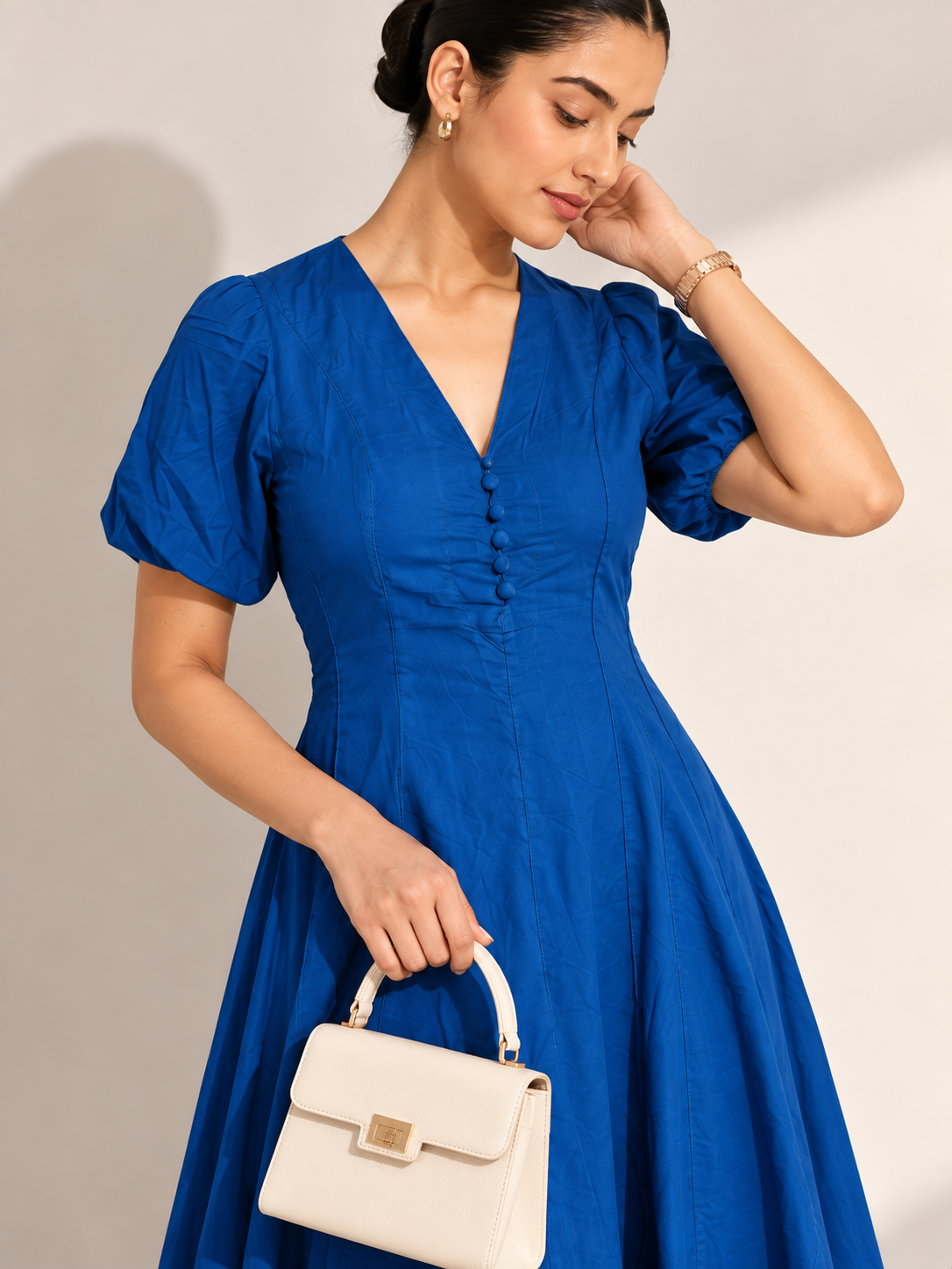 Blue Summer Aline Maxi Dress
