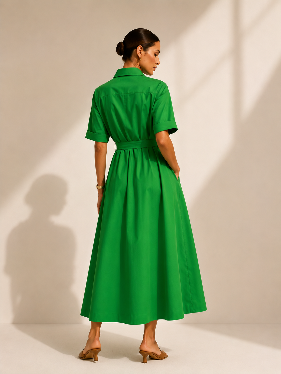 Bottega Green Summer Maxi