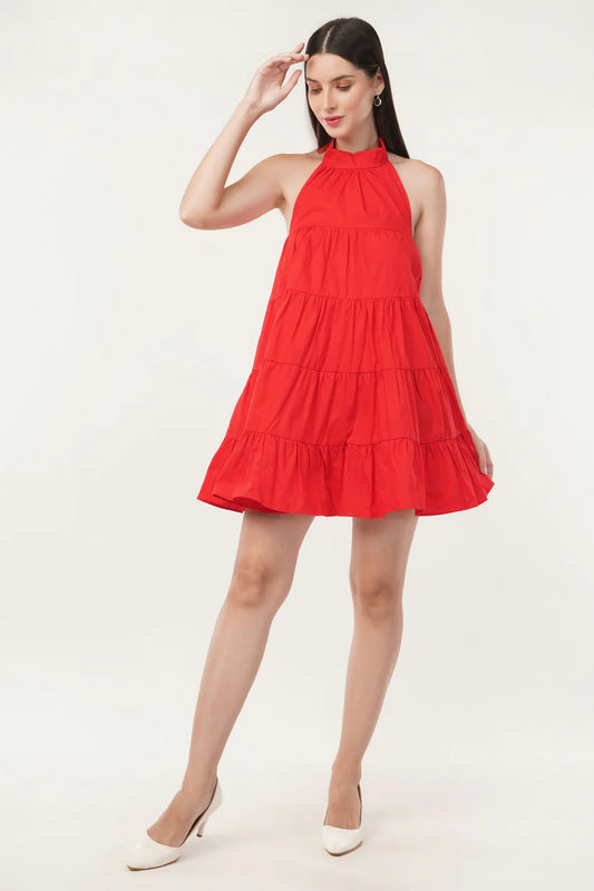 Red Kiara Mini Dress