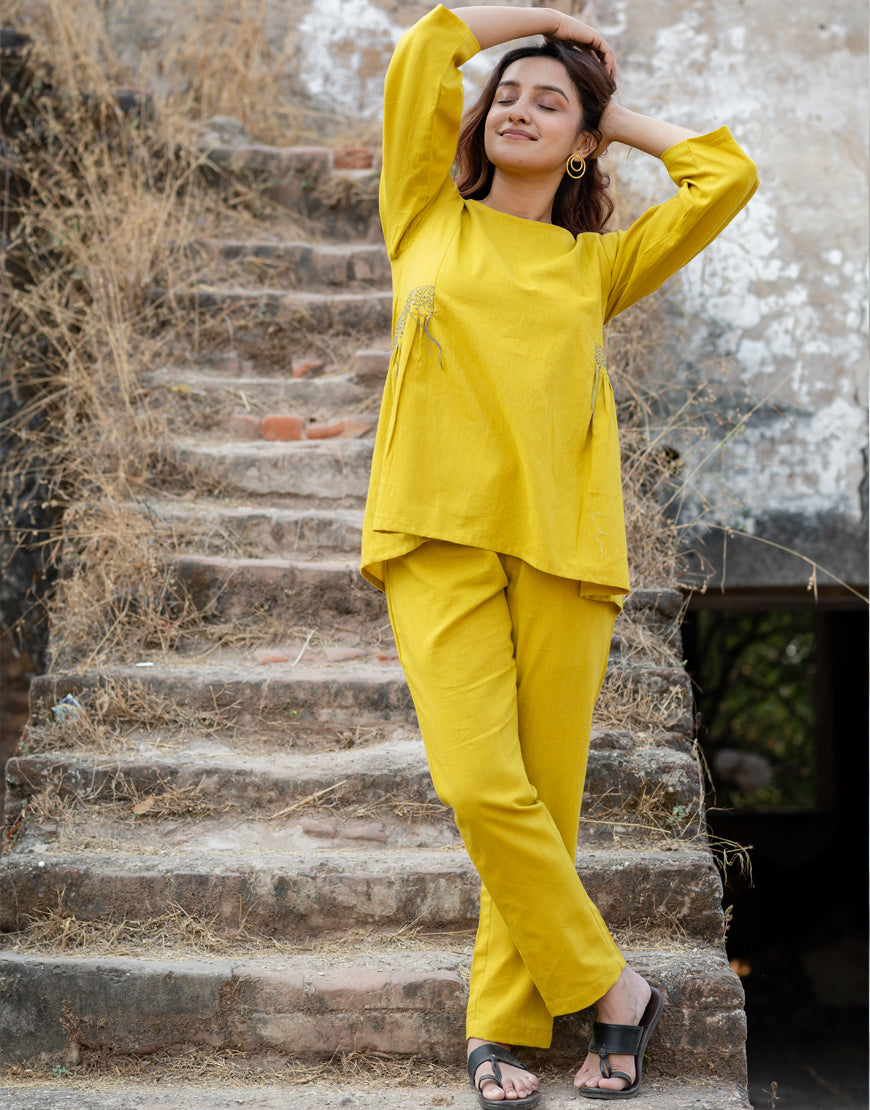 Canary Yellow Co-ord Set