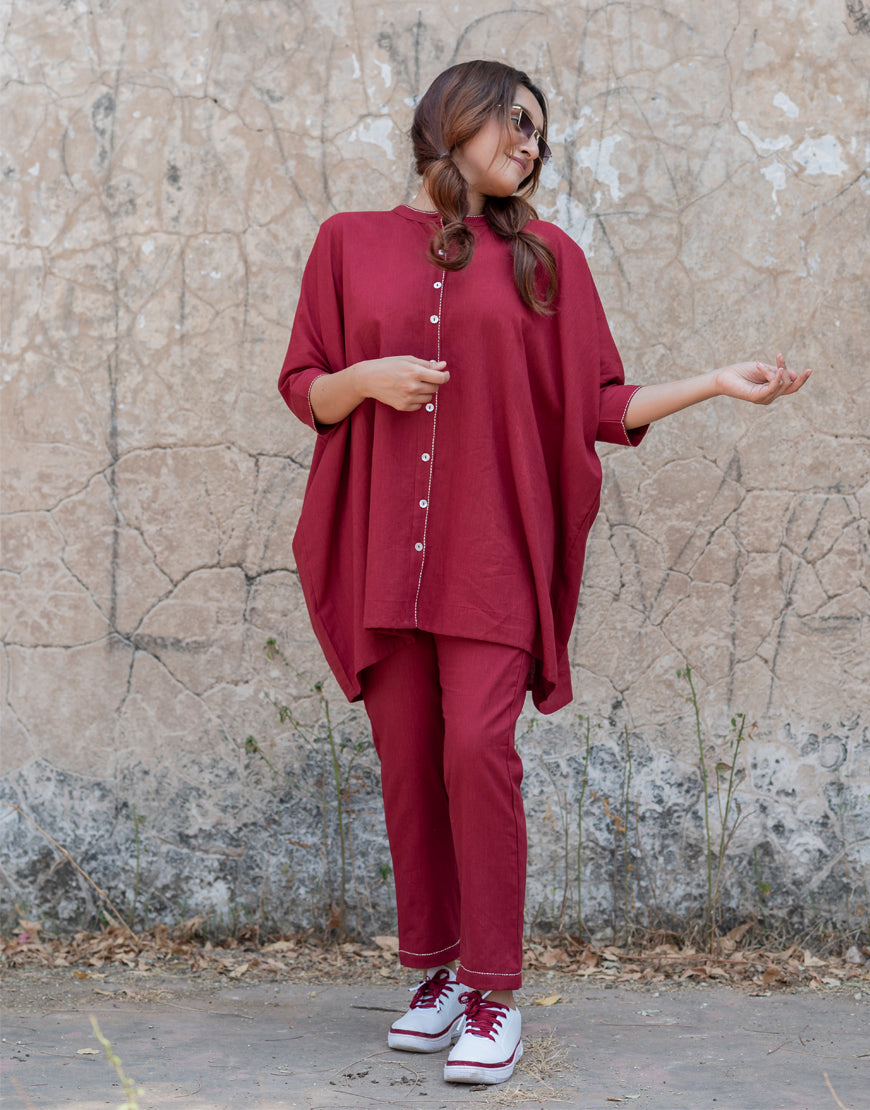 Cherry Red Co-ord Set