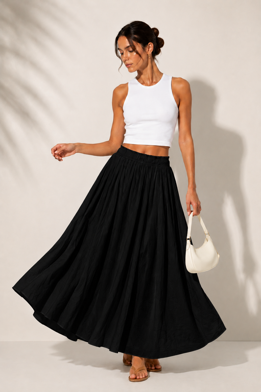 Mulmul Black Skirt