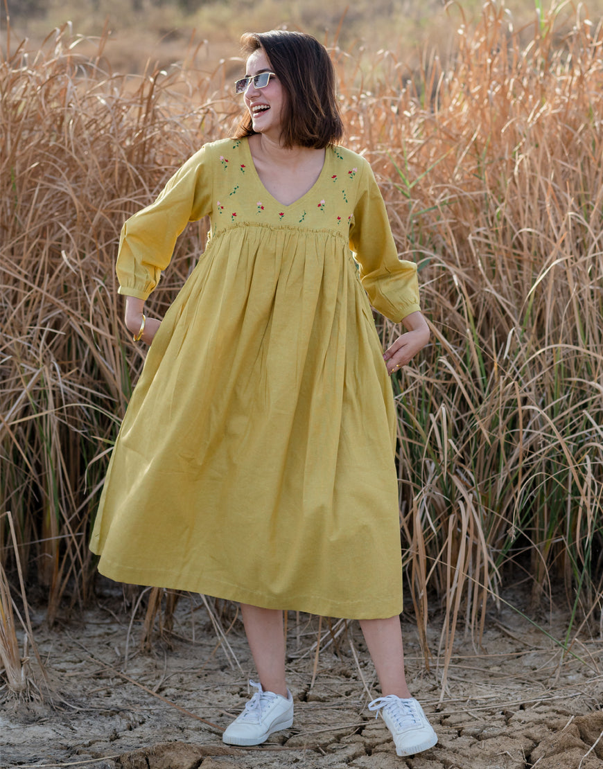 Granola Yellow Dress