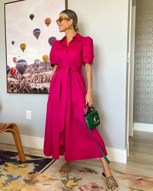 Hot Pink Maxi dress