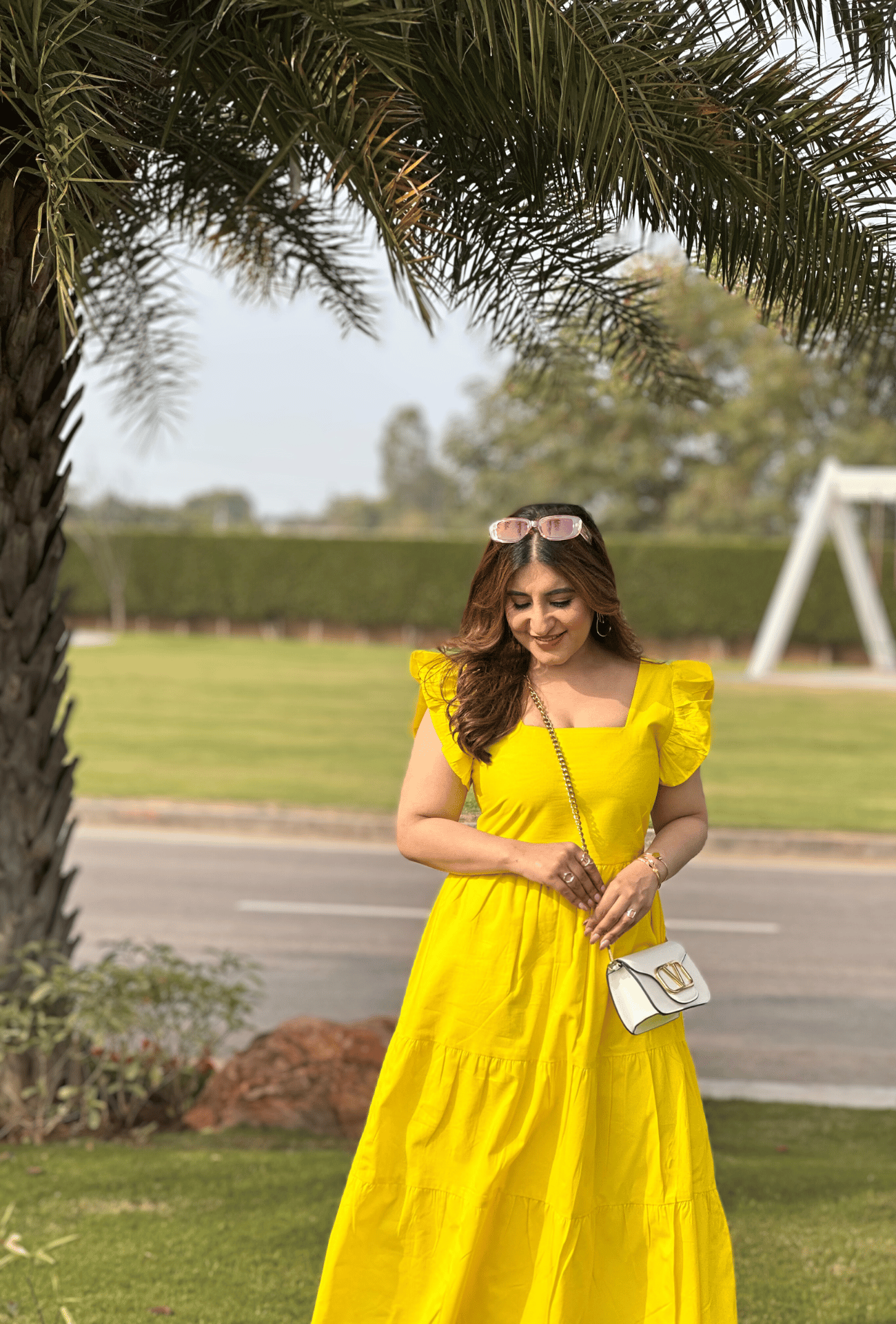 Hot Yellow Maxi Dress