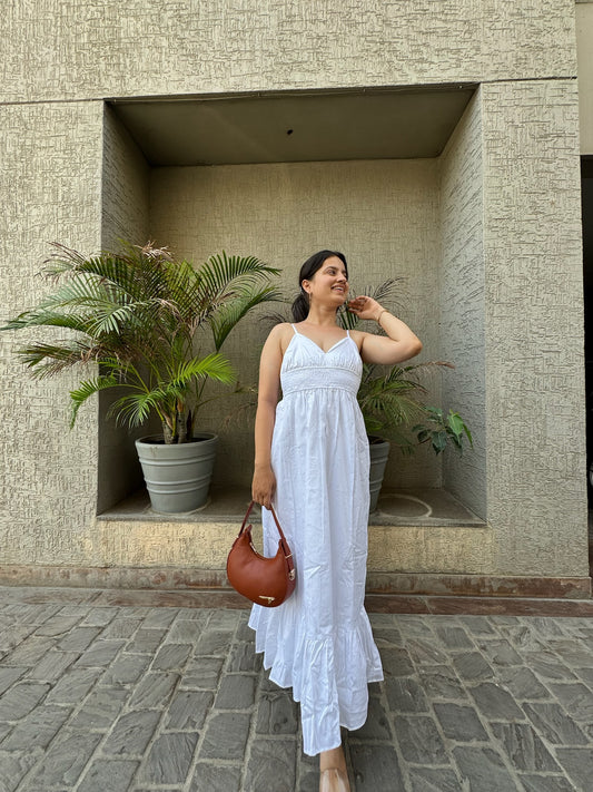 Myra White Slip Dress