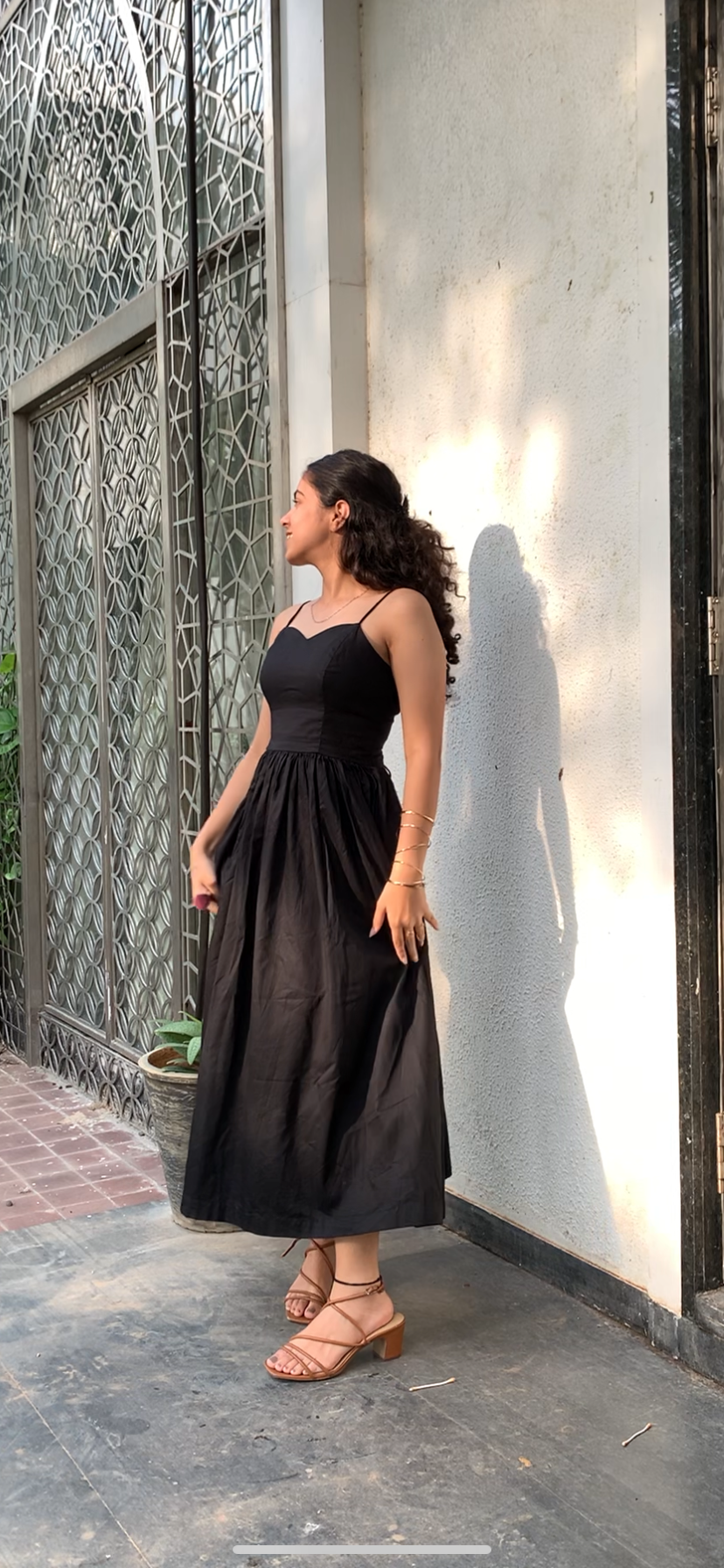 BLACK MAXI DRESS