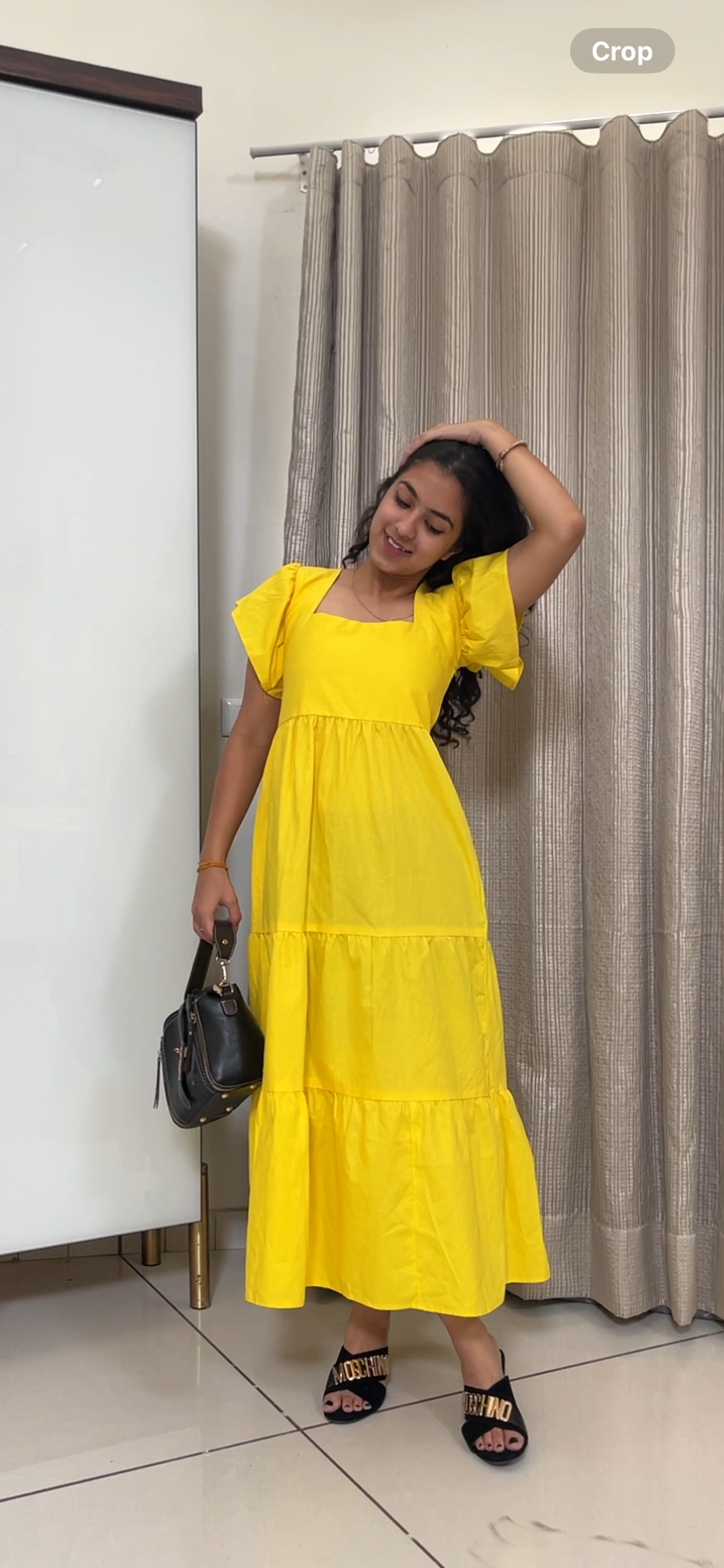 Hot Yellow Maxi Dress