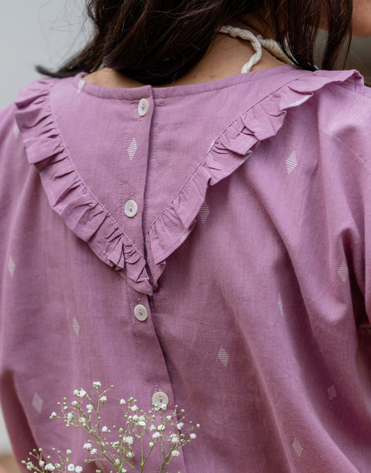 Lavender Weave Top