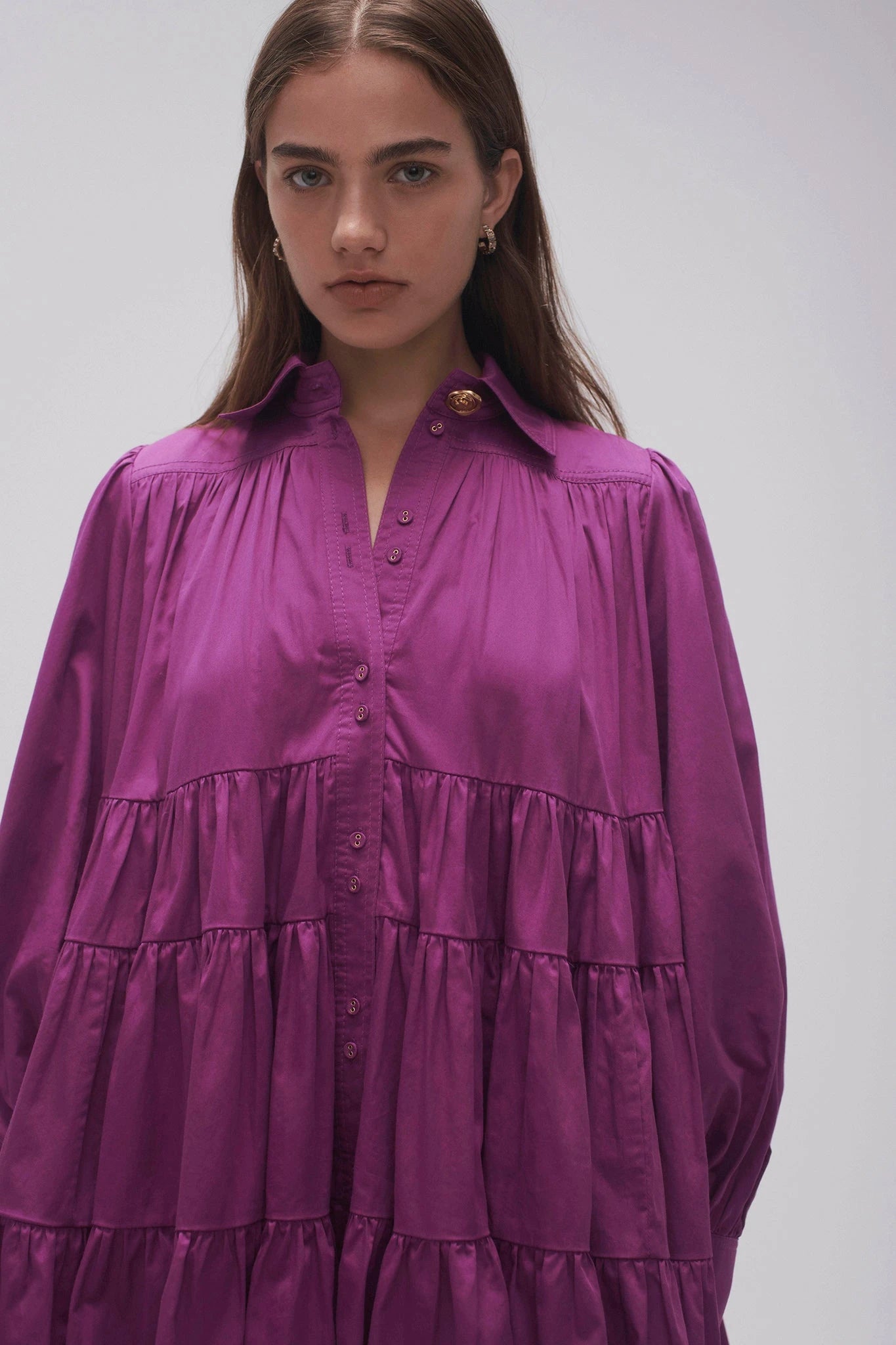 Plum Purple Smock Dress