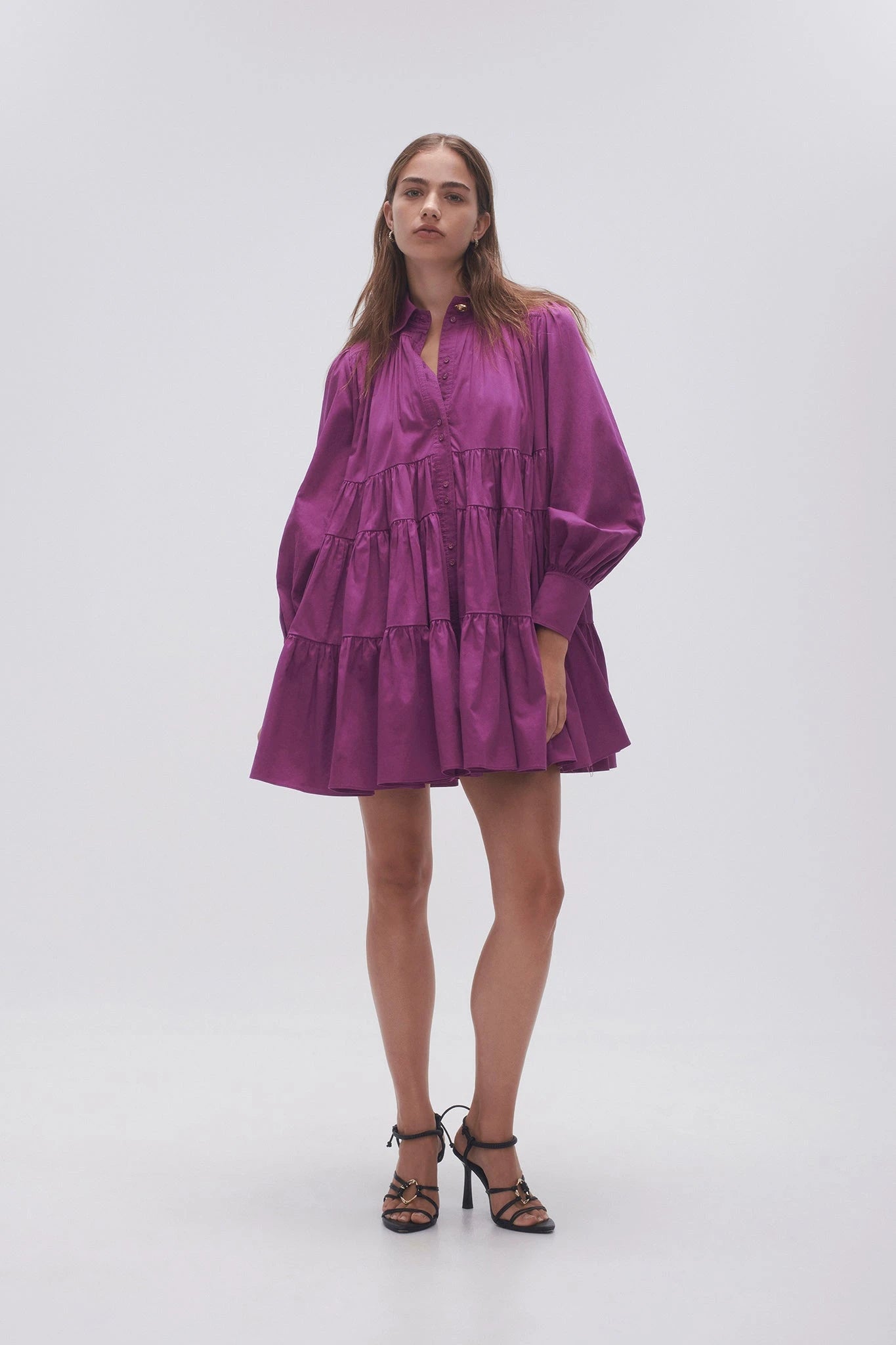 Plum Purple Smock Dress