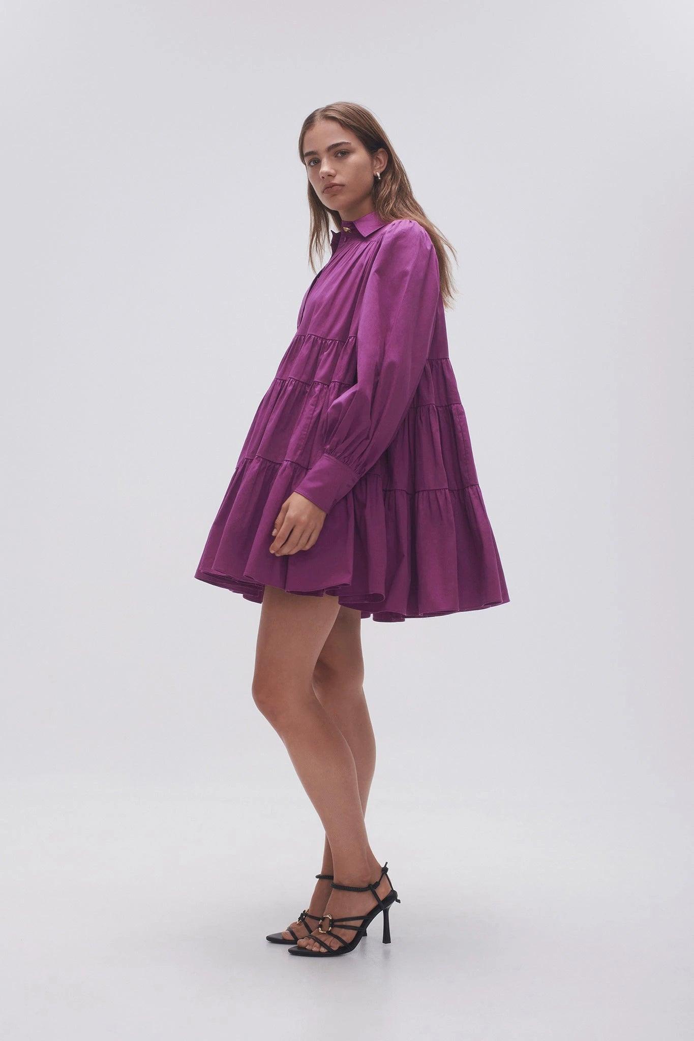 Plum Purple Smock Dress